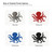 Octopus Steel Cutout Shape - Raw Metal Wall Art and Craft Supply