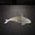 Killer Whale Steel Cutout Shape - Raw Metal Wall Art and Craft Supply