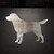 Labrador Steel Cutout Shape, Raw Metal Wall Art and Craft Supply