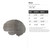 Brain Steel Cutout Shape - Raw Metal Wall Art and Craft Supply