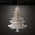 Pine Tree Steel Cutout Shape - Raw Metal Wall Art and Craft Supply
