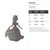 Princess Steel Cutout Shape - Raw Metal Wall Art and Craft Supply