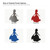 Princess Steel Cutout Shape - Raw Metal Wall Art and Craft Supply