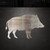 Boar Steel Cutout Shape, Raw Metal Wall Art and Craft Supply