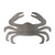 Crab 1 Steel Cutout Shape - Raw Metal Wall Art and Craft Supply