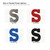 Lowercase Letter S Steel Cutout Shape, Raw Metal Wall Art and Craft Supply