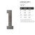 Lowercase Letter L Steel Cutout Shape - Raw Metal Wall Art and Craft Supply