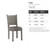 Chair Steel Cutout Shape - Raw Metal Wall Art and Craft Supply