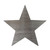 Star Steel Cutout Shape - Raw Metal Wall Art and Craft Supply