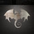 Dragon 2 Steel Cutout Shape - Raw Metal Wall Art and Craft Supply