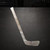 Hockey Stick Steel Cutout Shape - Raw Metal Wall Art and Craft Supply