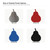 Pear Steel Cutout Shape - Raw Metal Wall Art and Craft Supply