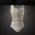 Leotard Steel Cutout Shape - Raw Metal Wall Art and Craft Supply