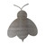 Bee 1 Steel Cutout Shape - Raw Metal Wall Art and Craft Supply