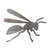 Hornet Steel Cutout Shape, Raw Metal Wall Art and Craft Supply