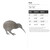 Kiwi Steel Cutout Shape, Raw Metal Wall Art and Craft Supply