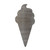 Ice Cream Cone Steel Cutout Shape, Raw Metal Wall Art and Craft Supply