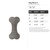 Dog Bone 3 Steel Cutout Shape, Raw Metal Wall Art and Craft Supply