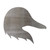Duck Head Steel Cutout Shape - Raw Metal Wall Art and Craft Supply
