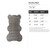 Gummy Bear Steel Cutout Shape - Raw Metal Wall Art and Craft Supply