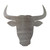 Bull Head Steel Cutout Shape, Raw Metal Wall Art and Craft Supply