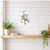Hanging Monkey Steel Cutout Shape, Raw Metal Wall Art and Craft Supply