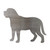 Mastiff Steel Cutout Shape - Raw Metal Wall Art and Craft Supply