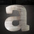 Lower Case A Steel Cutout Shape - Raw Metal Wall Art and Craft Supply