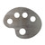 Painters Palette 2 Steel Cutout Shape - Raw Metal Wall Art and Craft Supply