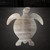 Sea Turtle Steel Cutout Shape - Raw Metal Wall Art and Craft Supply