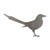 Magpie Steel Cutout Shape - Raw Metal Wall Art and Craft Supply