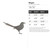 Magpie Steel Cutout Shape, Raw Metal Wall Art and Craft Supply