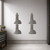 Lighthouse Steel Cutout Shape, Raw Metal Wall Art and Craft Supply