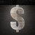 Dollar Sign 2 Steel Cutout Shape - Raw Metal Wall Art and Craft Supply