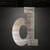 Lowercase Letter D Steel Cutout Shape, Raw Metal Wall Art and Craft Supply