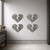 Broken Heart Steel Cutout Shape - Raw Metal Wall Art and Craft Supply