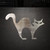 Black Cat 3 Steel Cutout Shape - Raw Metal Wall Art and Craft Supply