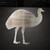 Emu Steel Cutout Shape - Raw Metal Wall Art and Craft Supply