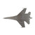 Jet Fighter 2 Steel Cutout Shape, Raw Metal Wall Art and Craft Supply