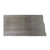 North Dakota Steel Cutout Shape, Raw Metal Wall Art and Craft Supply