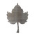 Pumpkin Leaf Steel Cutout Shape - Raw Metal Wall Art and Craft Supply