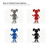 Girl Steel Cutout Shape - Raw Metal Wall Art and Craft Supply