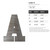 Letter A Steel Cutout Shape - Raw Metal Wall Art and Craft Supply