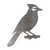 Blue Jay Steel Cutout Shape - Raw Metal Wall Art and Craft Supply