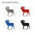 Ram 1 Steel Cutout Shape - Raw Metal Wall Art and Craft Supply