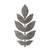 Ash Leaf Steel Cutout Shape - Raw Metal Wall Art and Craft Supply