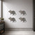 Mouse 2 Steel Cutout Shape, Raw Metal Wall Art and Craft Supply