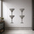 Margarita Glass Steel Cutout Shape, Raw Metal Wall Art and Craft Supply