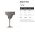 Margarita Glass Steel Cutout Shape, Raw Metal Wall Art and Craft Supply
