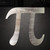 Pi Steel Cutout Shape - Raw Metal Wall Art and Craft Supply